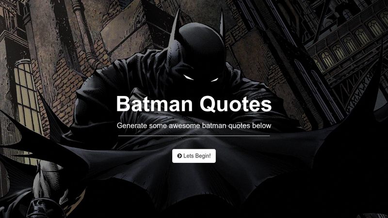 cool batman quotes