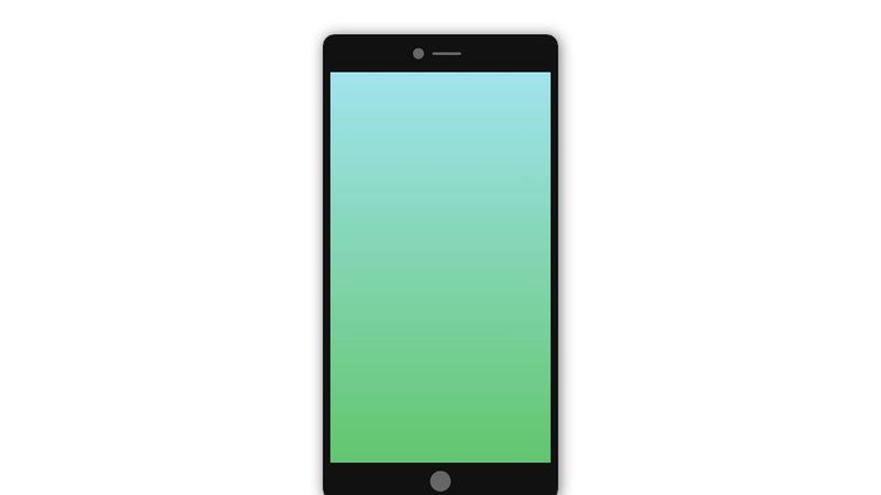 Simple CSS smartphone mockup