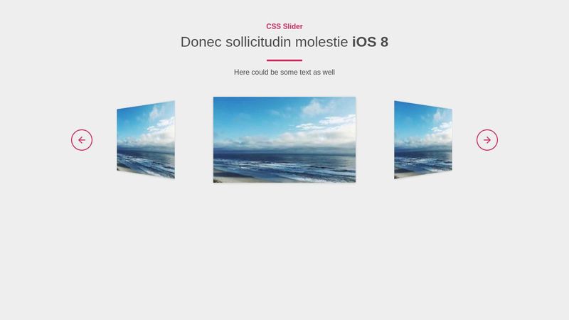 CSS 3D Carousel/Slider