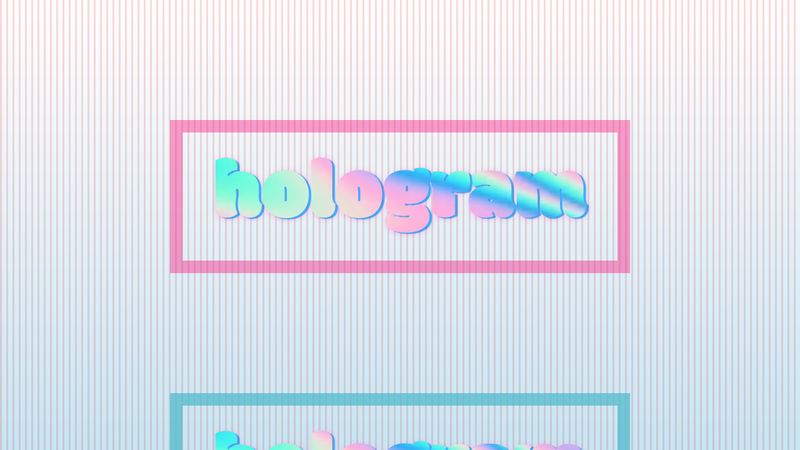 PURE CSS ::::: hologram gradient