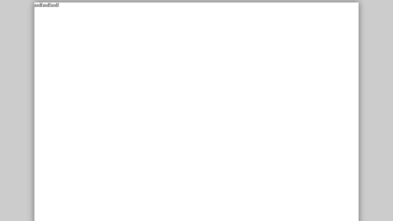 A4 CSS page template