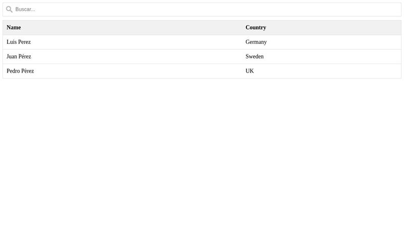 search filter (javascript)