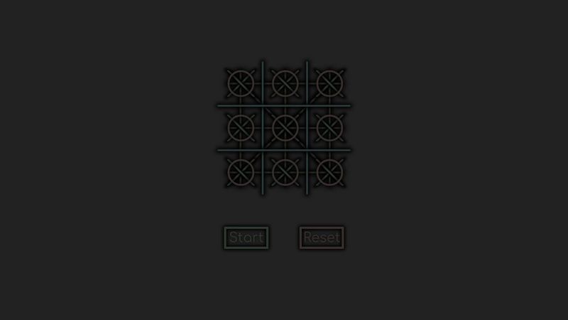Tic Tac Toe Neon