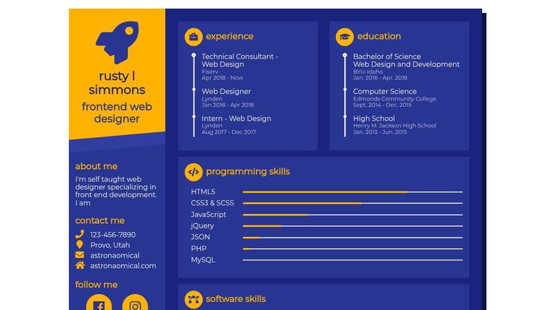 Resume by Naomi Bastian Weatherford