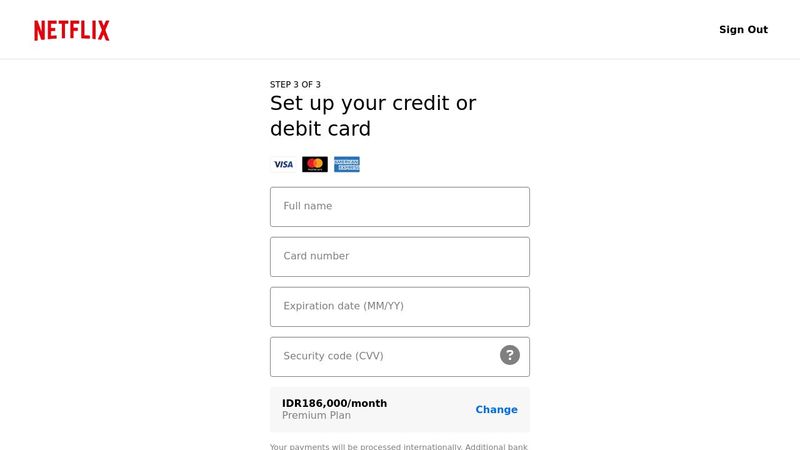 Building Netflix Credit or Debit Card Input using HTML and CSS