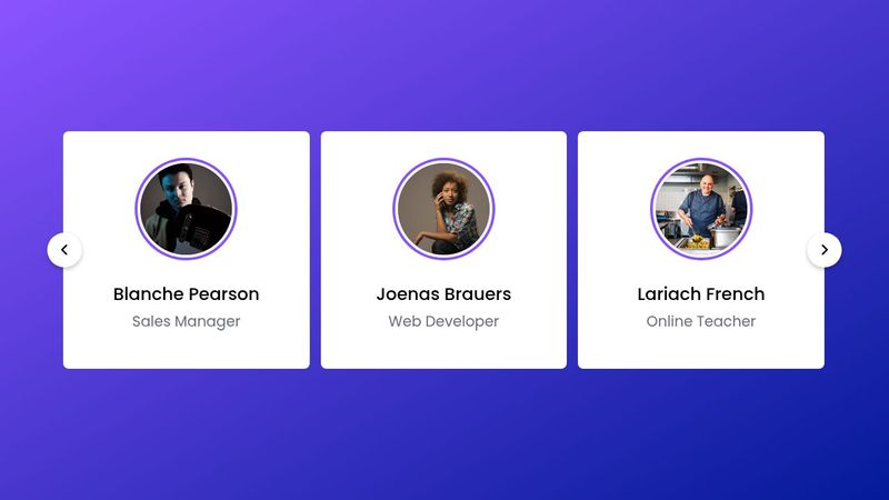 Testimonials slider