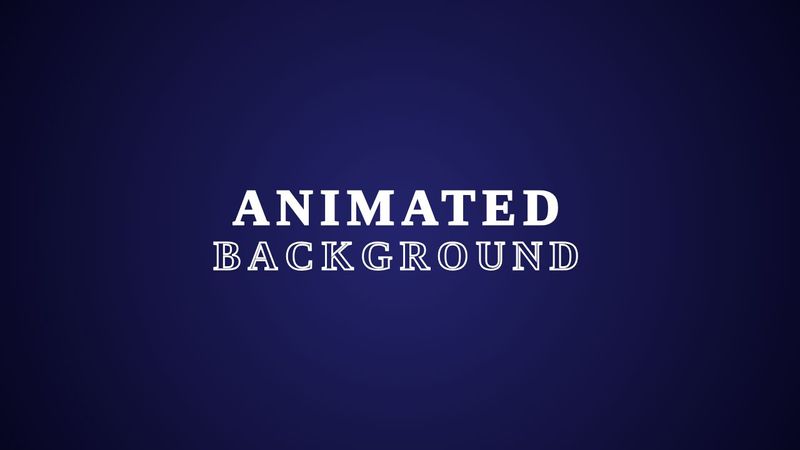 CSS Animated Background effects