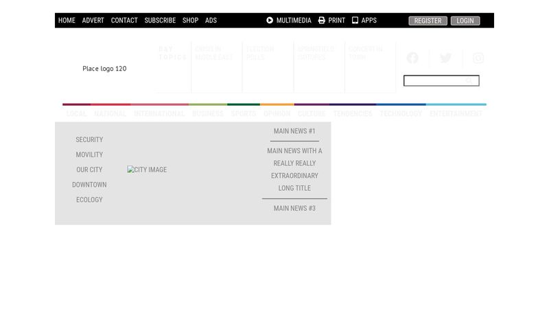 Flexbox Mega menu