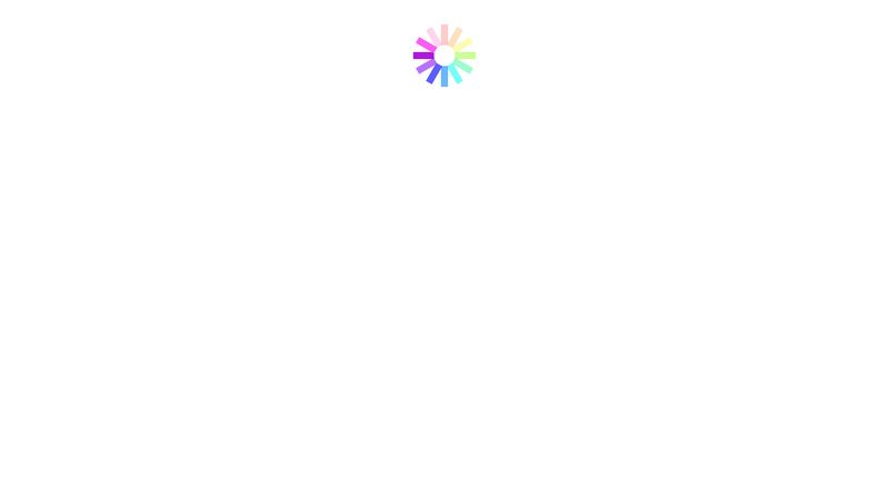 loading bar spinner - rainbow