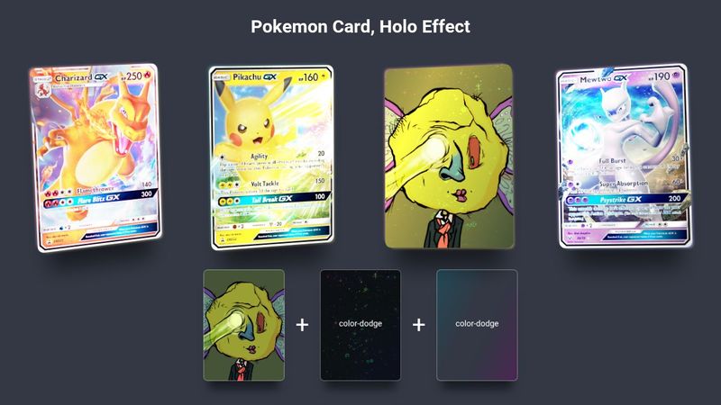 Pokemon Card Holo Effect