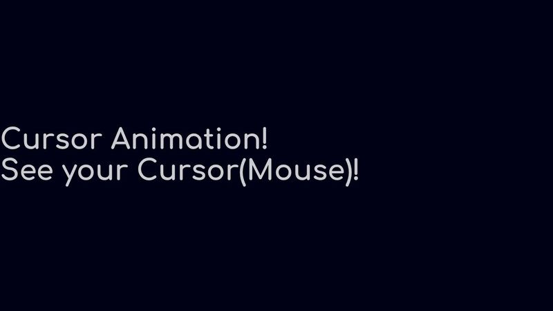 Cursor Animation Effects
