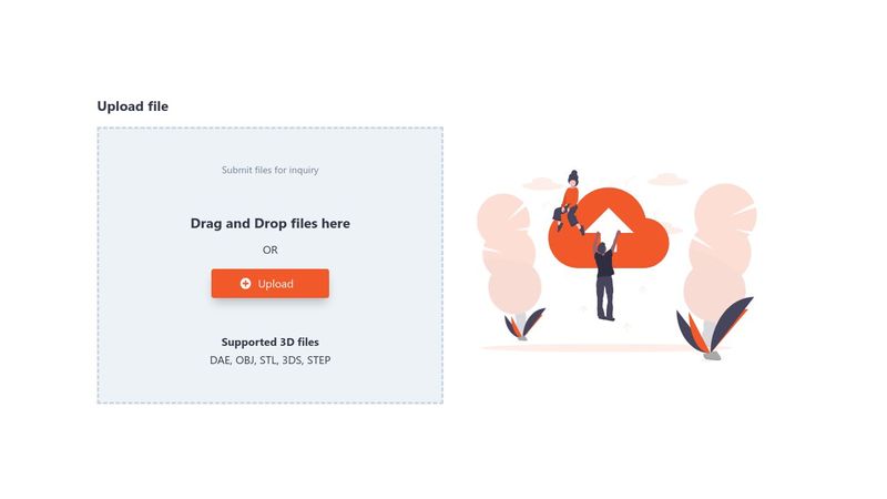 File upload animation concept - Vue.js