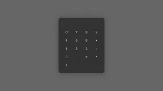 Calculator UI - Neumorphism