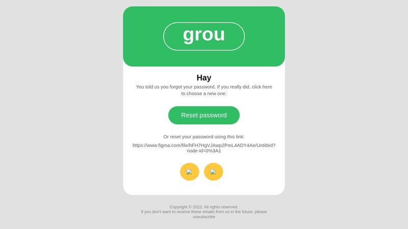 Email HTML Template