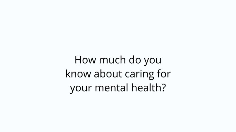 Mental Health Quiz