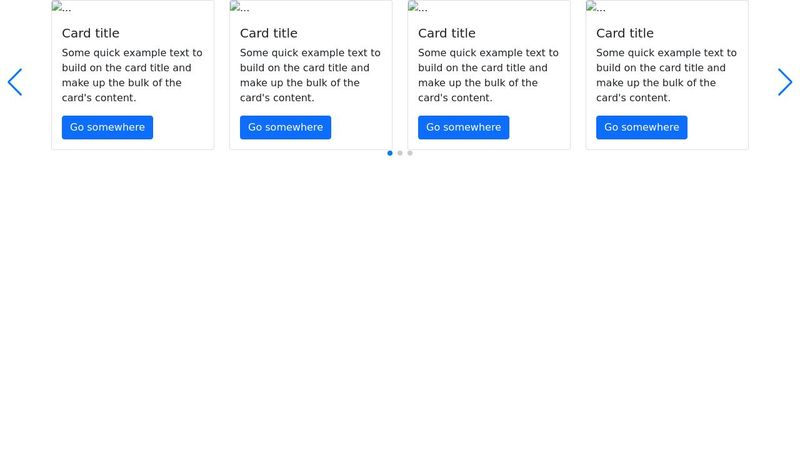 Card Slider with bootstrap and swiper js