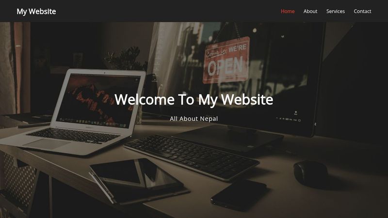 Sticky Navbar Using HTML CSS & JS