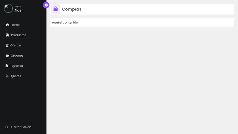 Dashboard Html ,Css y js