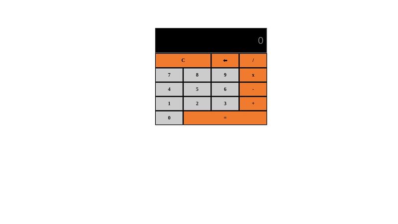 calculator css html