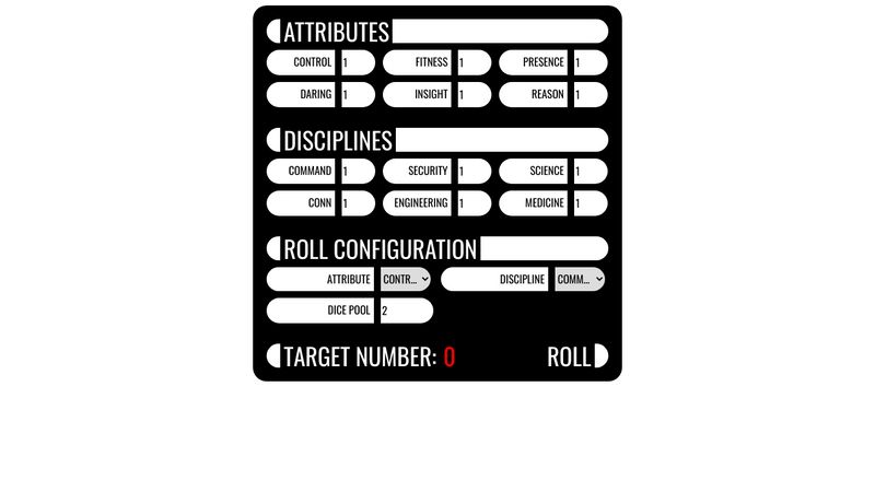 star trek adventures dice roller