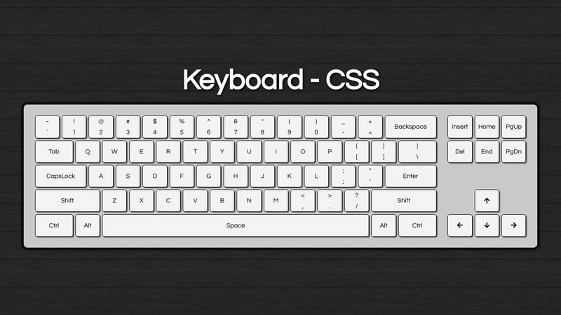 Keyboard - CSS