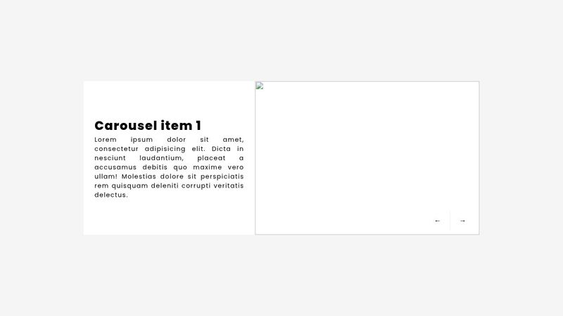 Image Carousel html,css, javascript