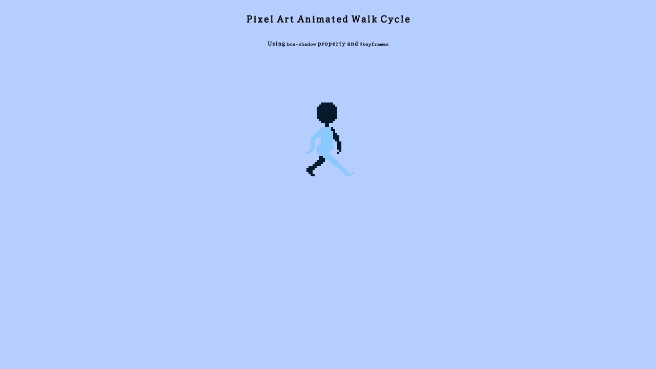 Dynamic Pixel Art Walk Animations