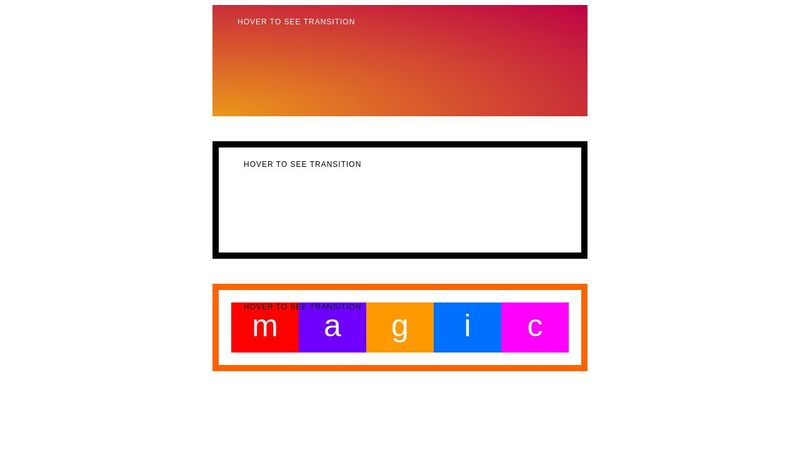 magic of css
