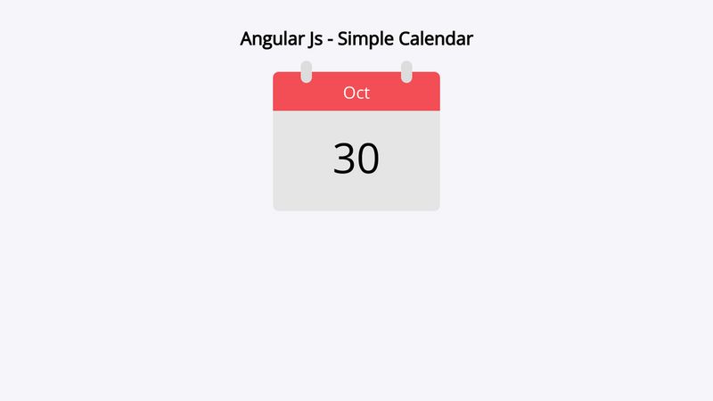 angular-js-simple-calendar