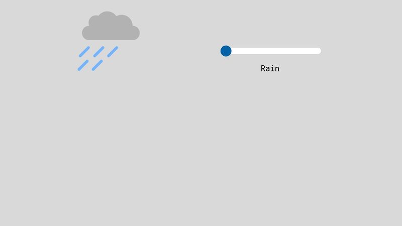 Weather slider