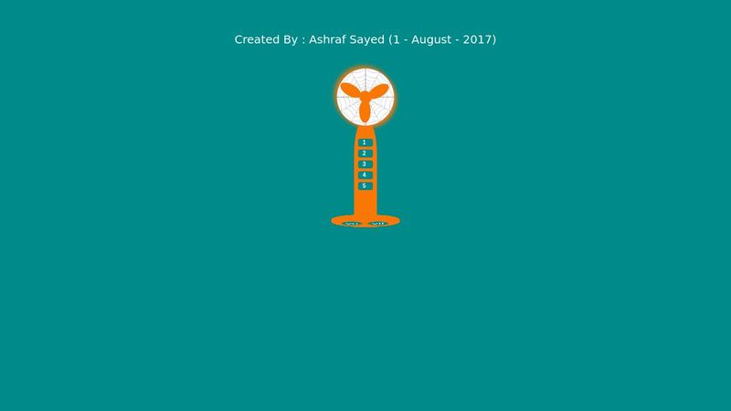 fan css animation