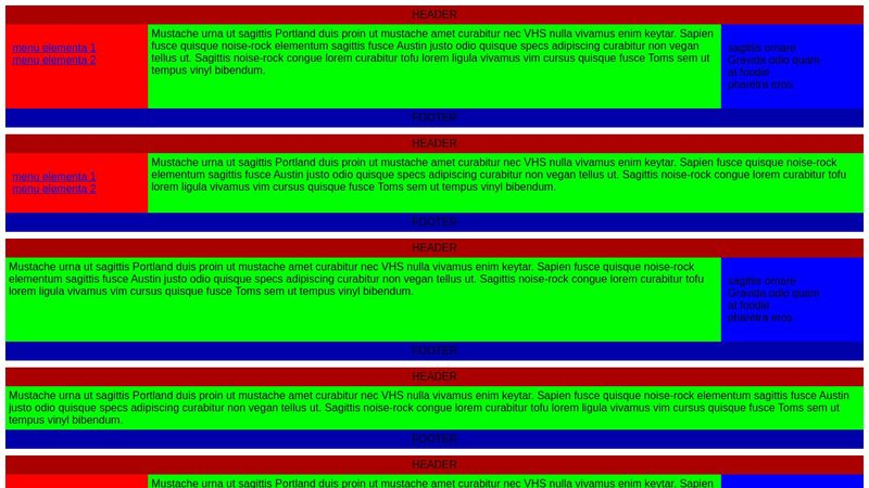 3 column responsive layout