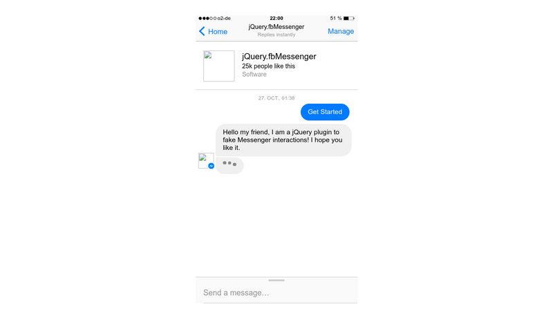 Fake Facebook Messenger