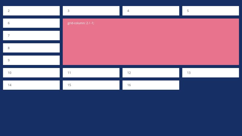 CSS Grid Layout - ways to write grid-column, grid-row, and grid-area