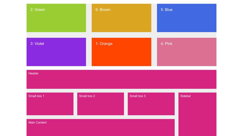 SImple CSS Grid Example