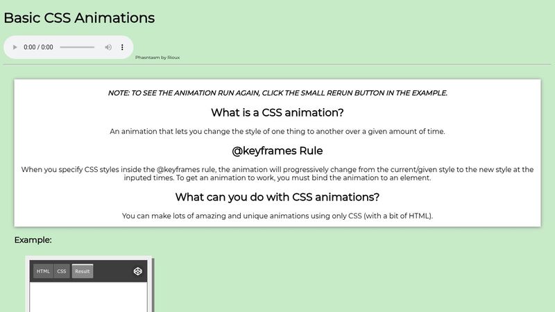 Assignment #3: CSS Animations Webpage