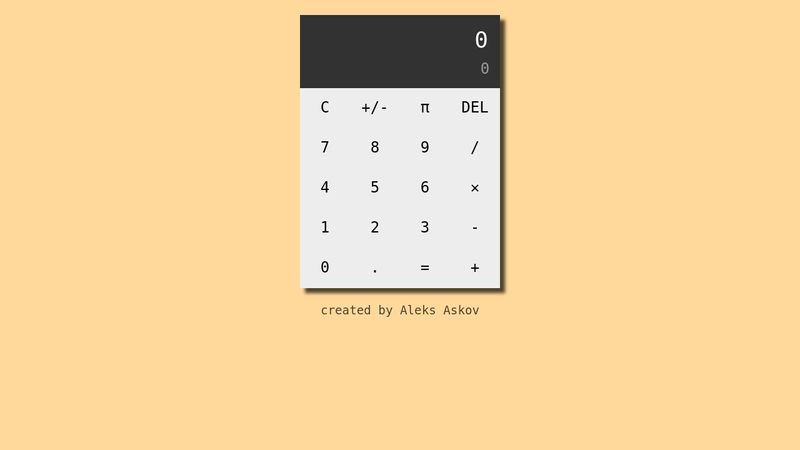 JavaScript Calculator