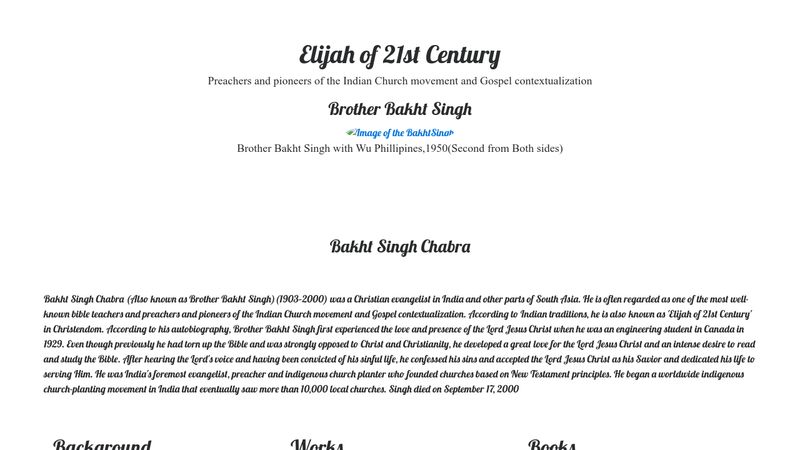 My Chosen: by- Bakht Singh