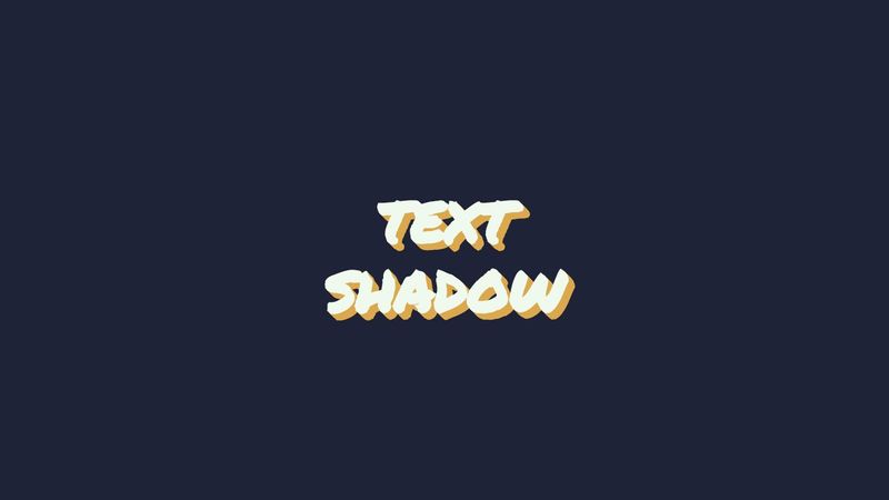 Text Shadow CSS