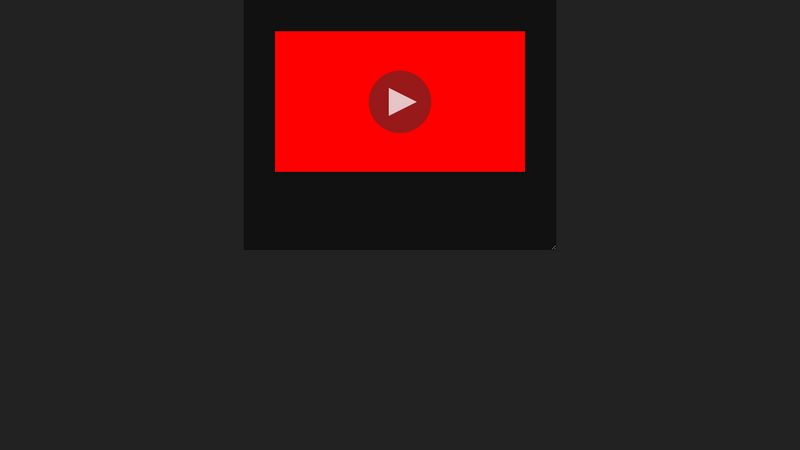 Responsive Video Play Button Icon