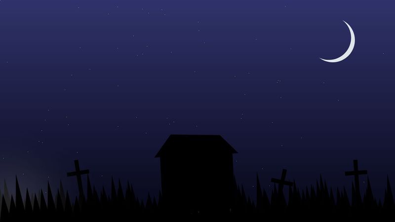 Spooky 404 Graveyard