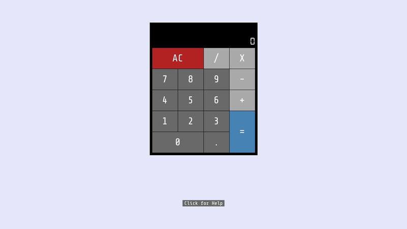 Javascript Calculator Modal