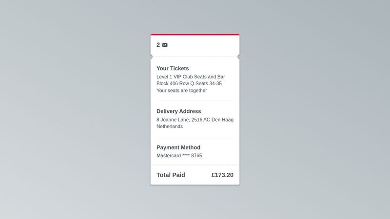 CSS Ticket