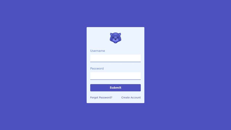 Tailwind CSS login form