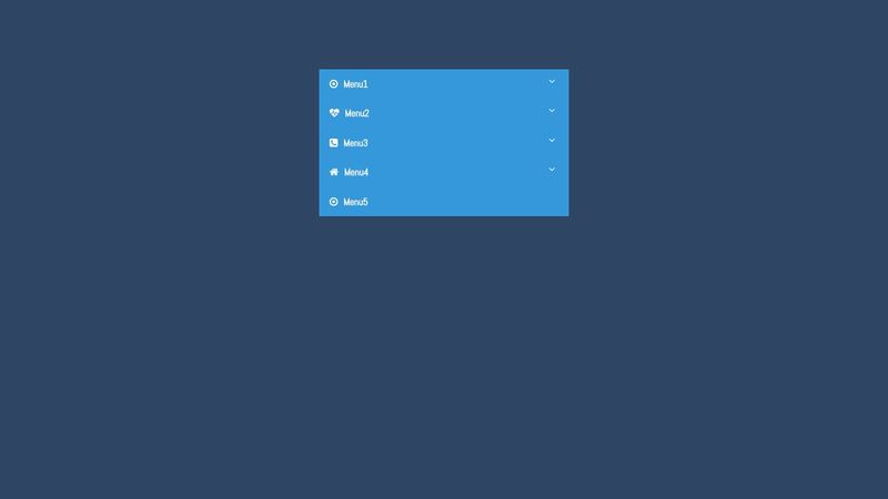 CodePen - Accordion Menu1