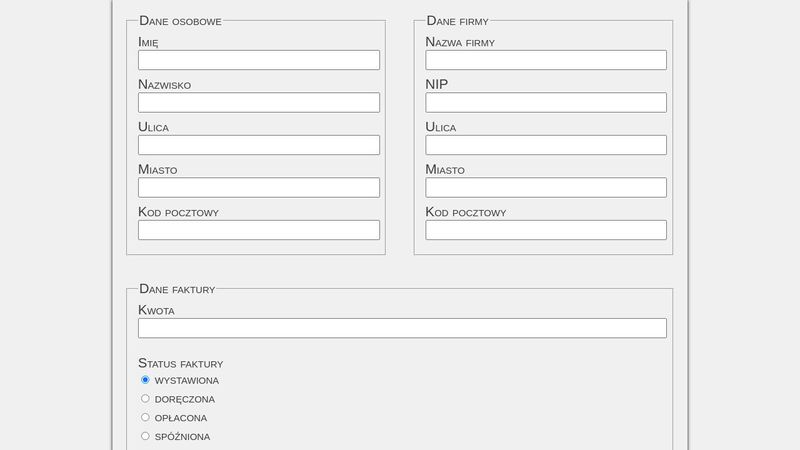 #3 Weekly JavaScript Challenge - formularz