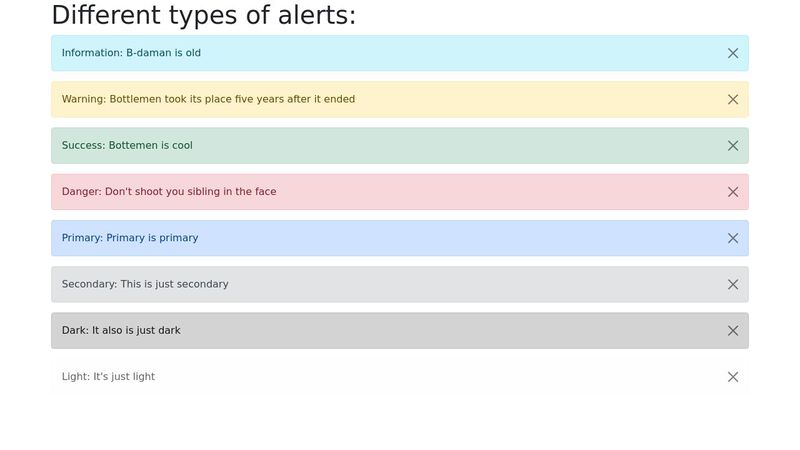 Alert! | Bootstrap 5