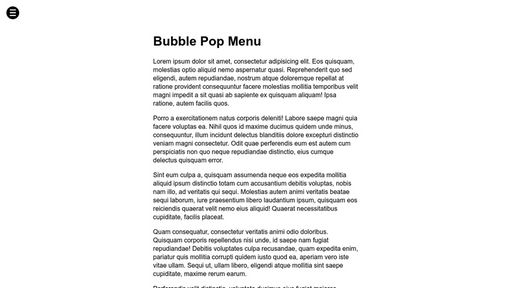 Bubble Pop Menu - Script Codes