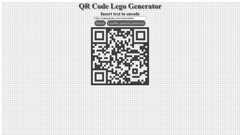 QR Code - Lego Blocks