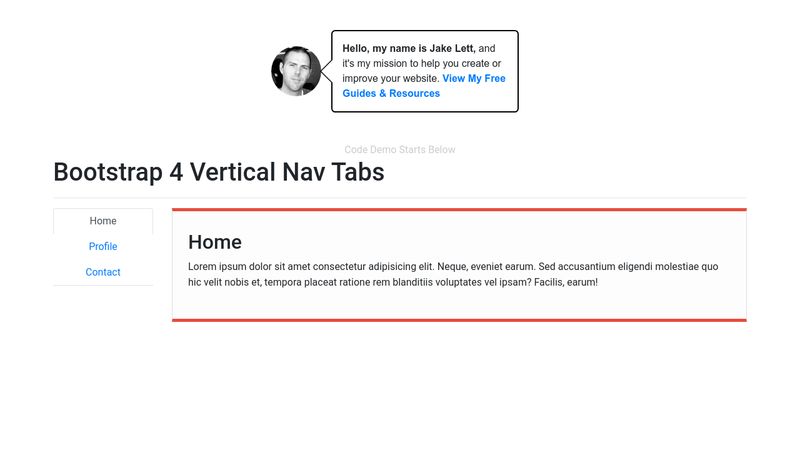 bootstrap 5 nav tabs vertical